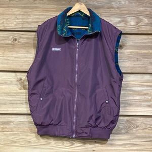 MENS Vintage Reversible Columbia Vest